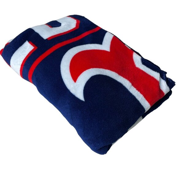 MLB Boston Red Sox Fleece Throw Blanket Red White Blue u - Picture 7 of 9